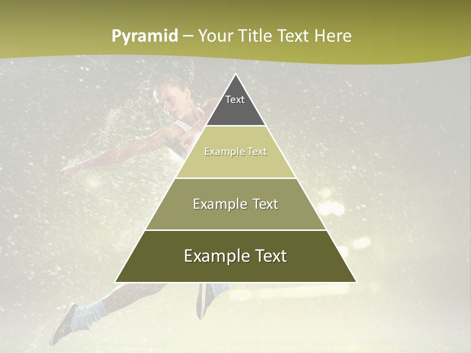 Sky Woman Bicep PowerPoint Template