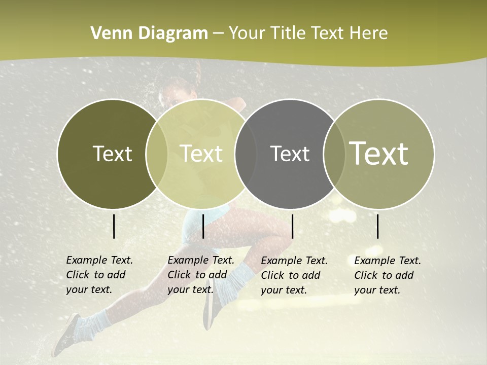 Sky Woman Bicep PowerPoint Template