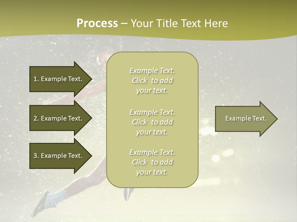 Sky Woman Bicep PowerPoint Template