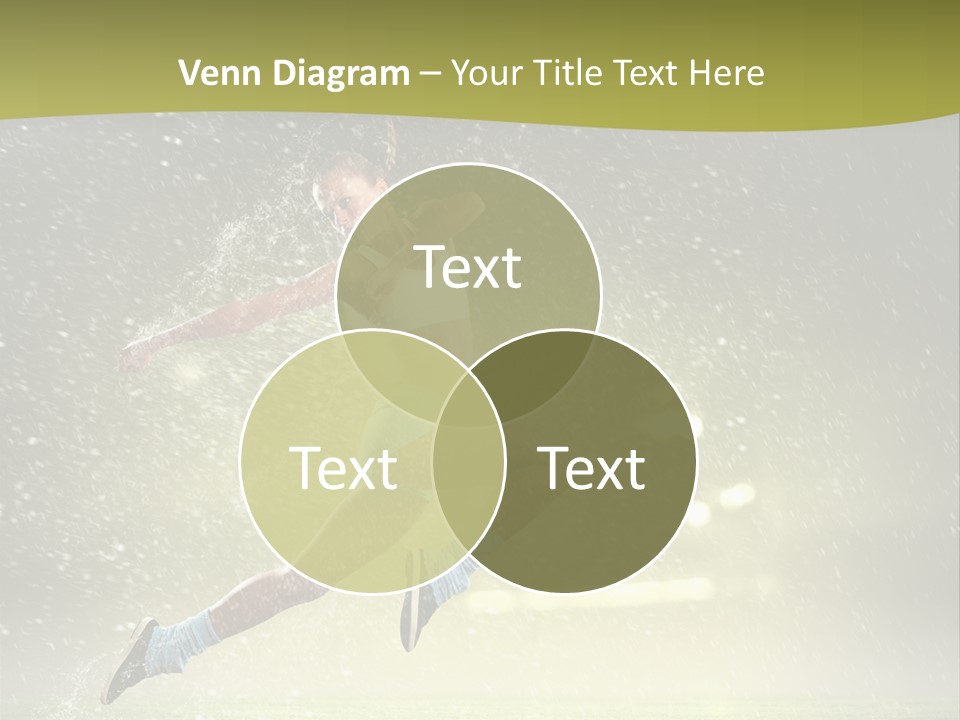 Sky Woman Bicep PowerPoint Template