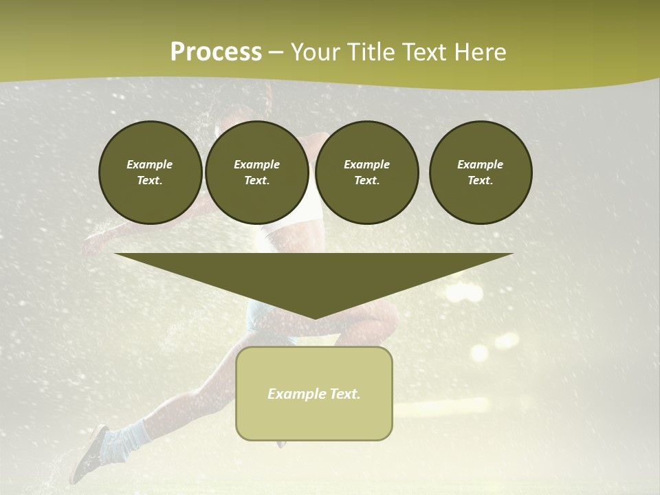 Sky Woman Bicep PowerPoint Template