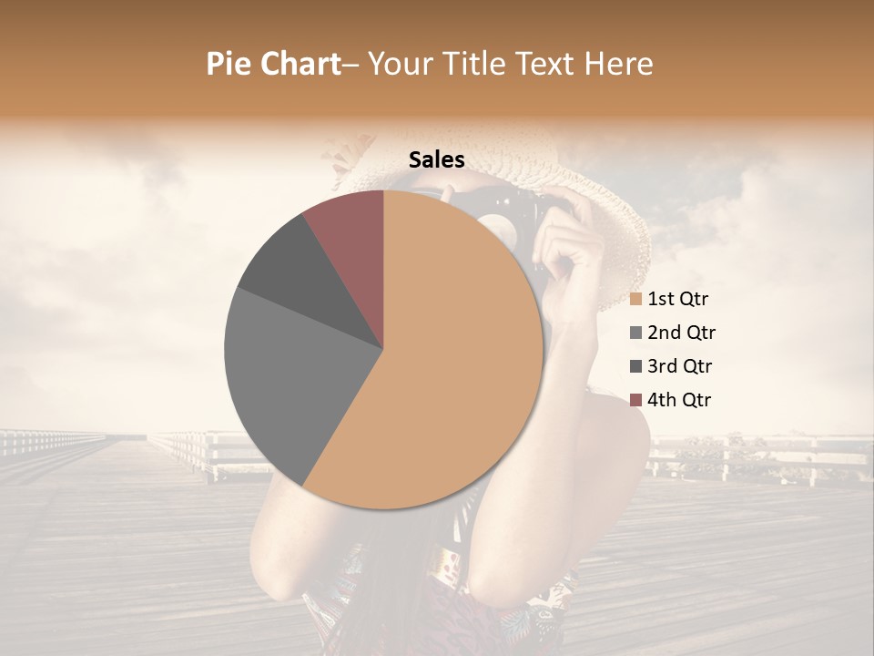 Videocamera Day Ocean PowerPoint Template