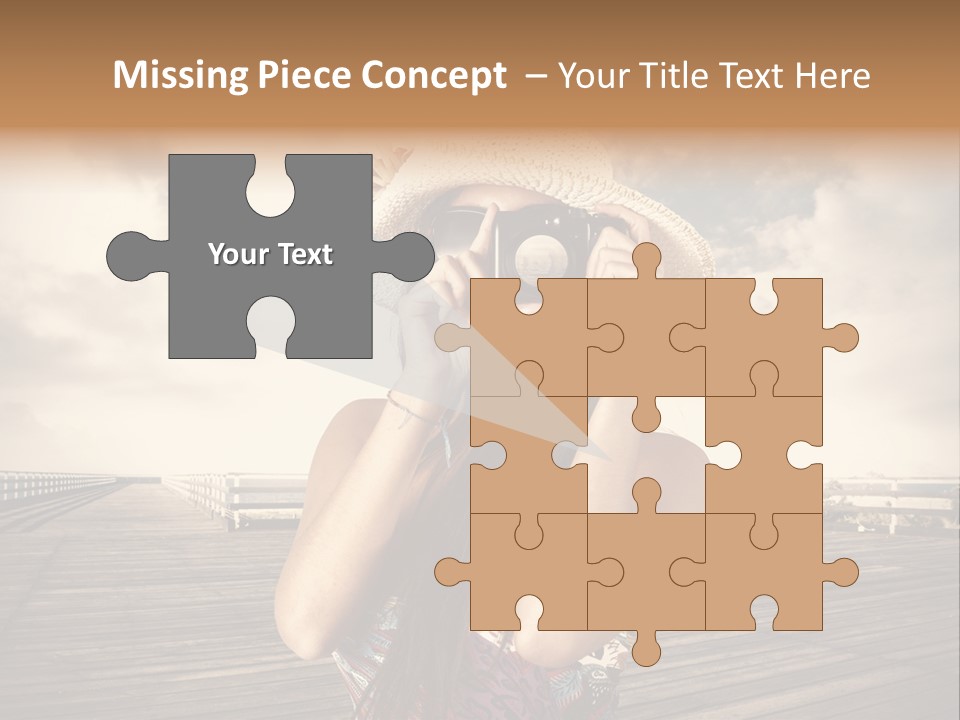 Videocamera Day Ocean PowerPoint Template