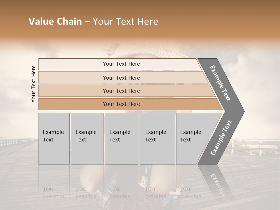 Videocamera Day Ocean PowerPoint Template