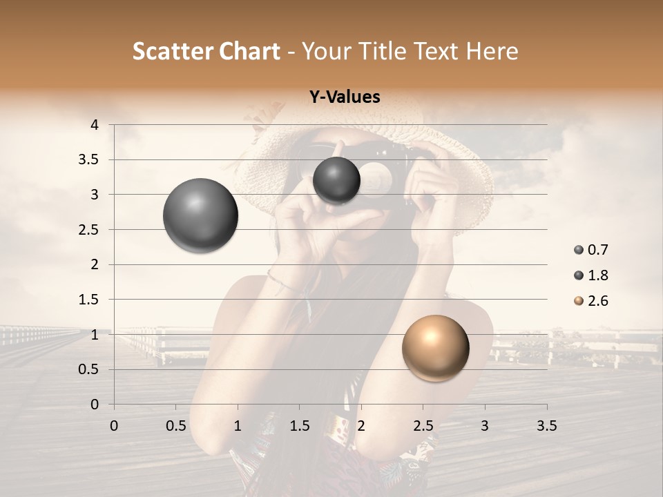 Videocamera Day Ocean PowerPoint Template
