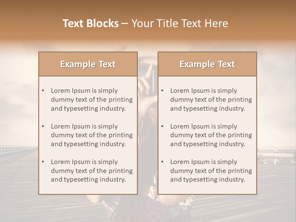 Videocamera Day Ocean PowerPoint Template