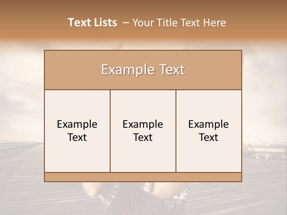 Videocamera Day Ocean PowerPoint Template