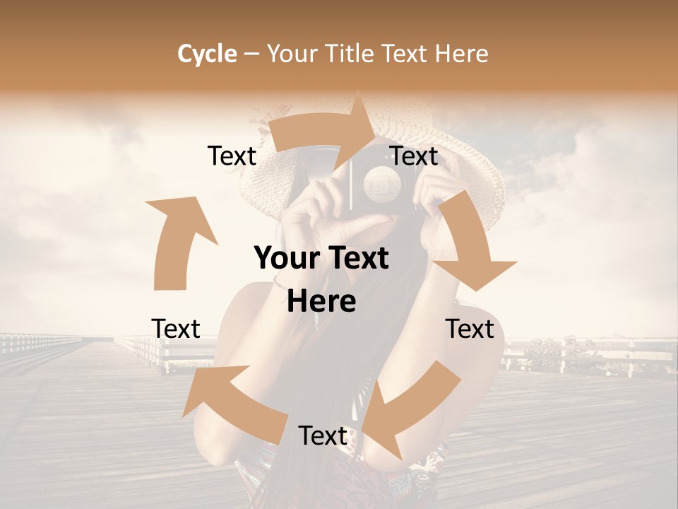 Videocamera Day Ocean PowerPoint Template