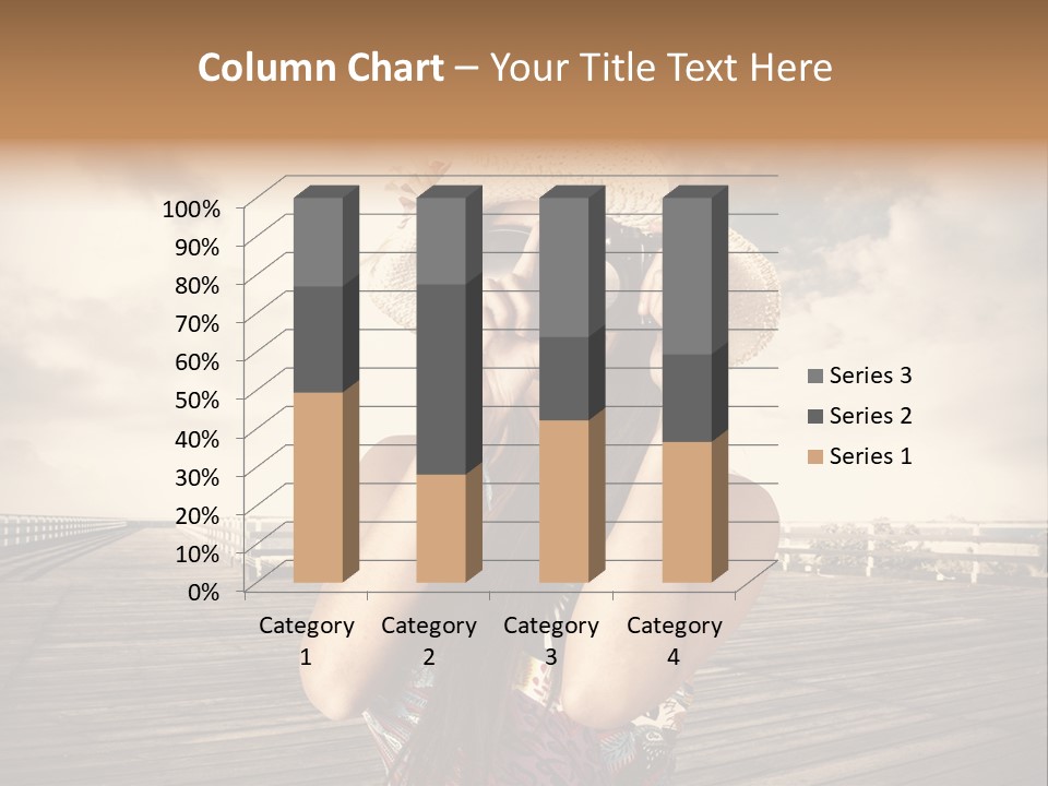 Videocamera Day Ocean PowerPoint Template