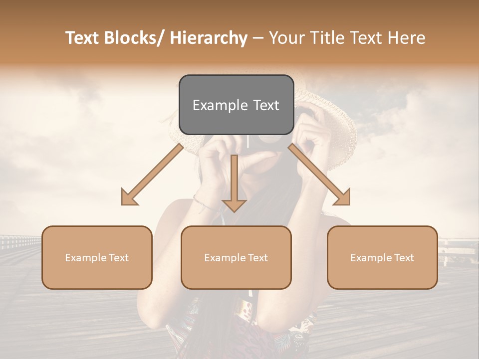 Videocamera Day Ocean PowerPoint Template