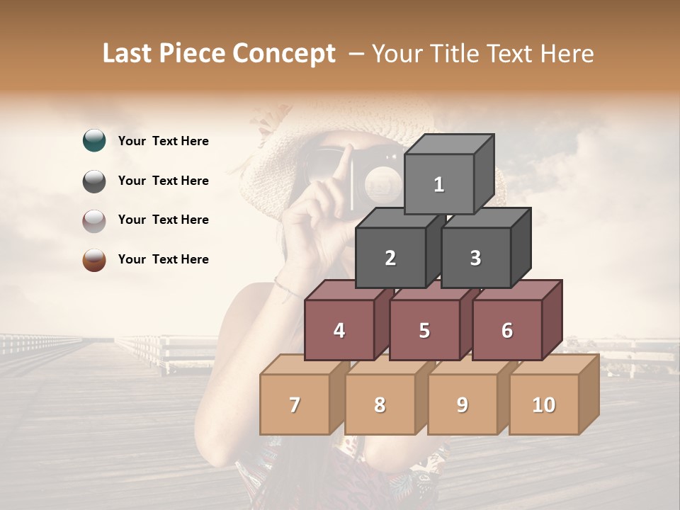 Videocamera Day Ocean PowerPoint Template