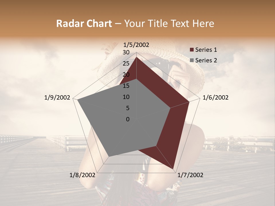 Videocamera Day Ocean PowerPoint Template