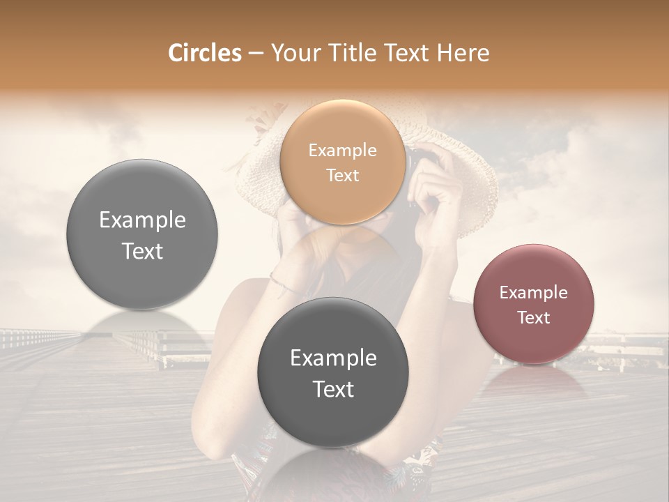 Videocamera Day Ocean PowerPoint Template