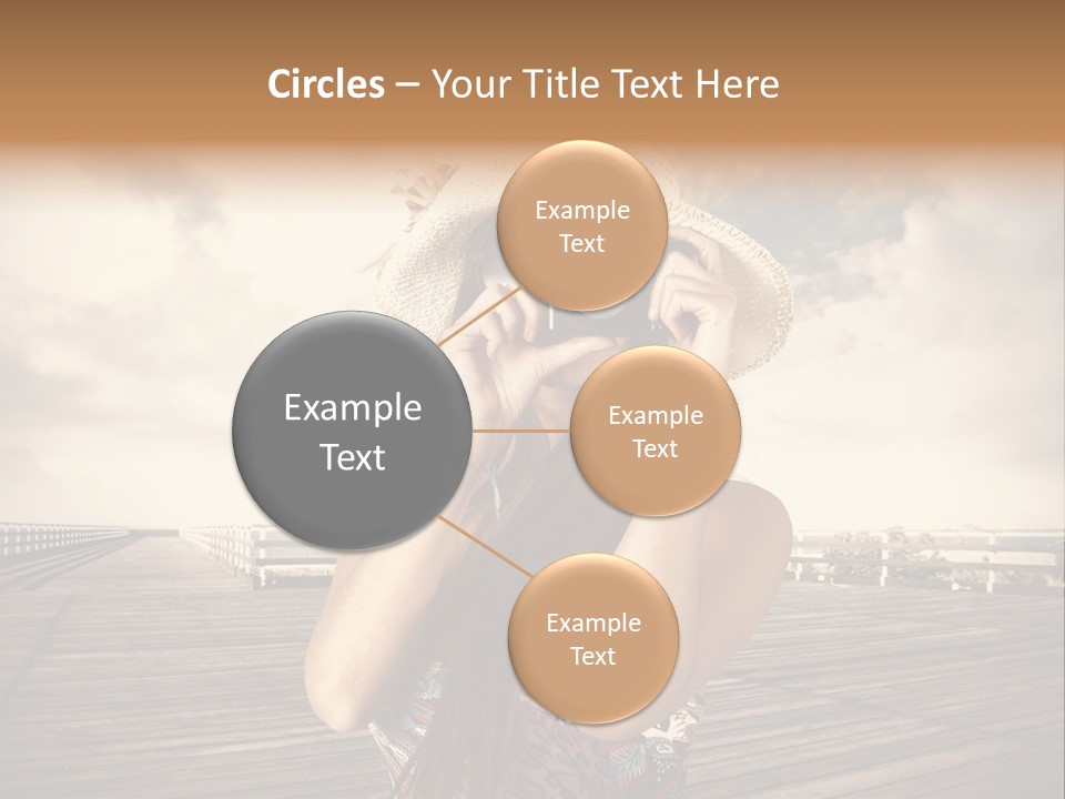 Videocamera Day Ocean PowerPoint Template