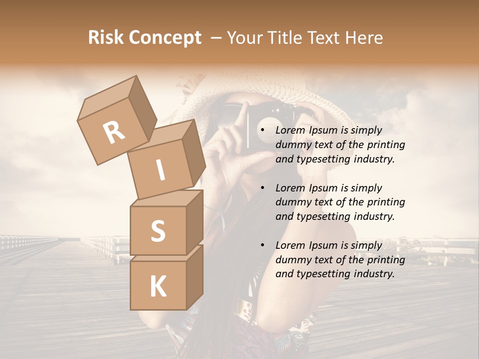 Videocamera Day Ocean PowerPoint Template