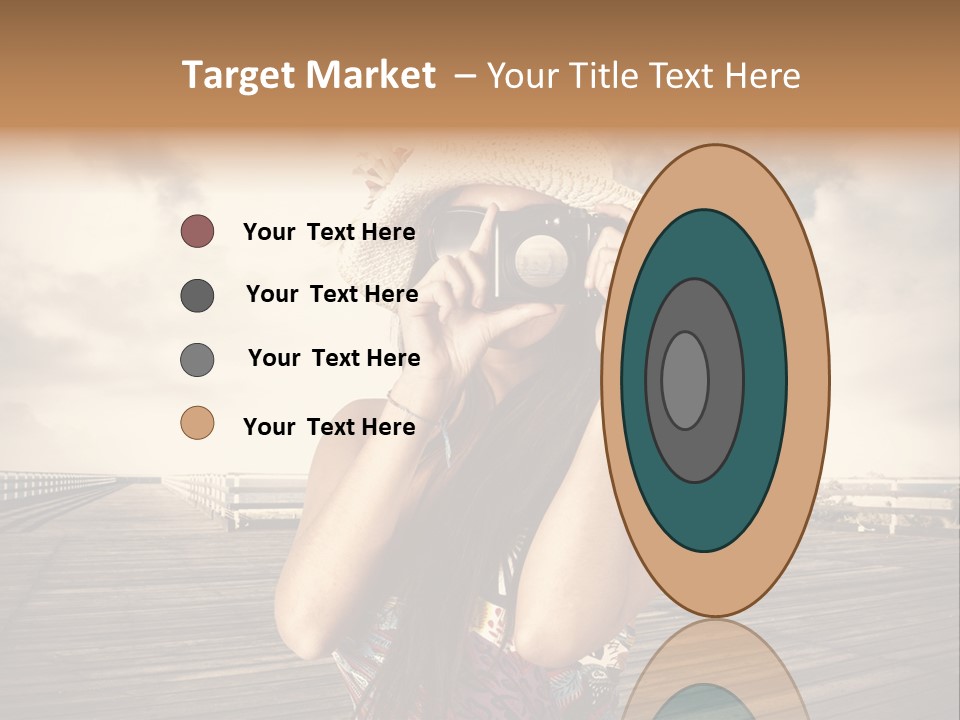 Videocamera Day Ocean PowerPoint Template