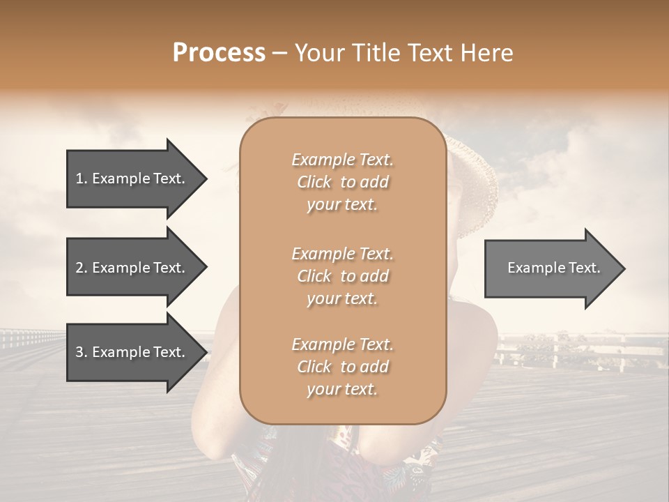 Videocamera Day Ocean PowerPoint Template