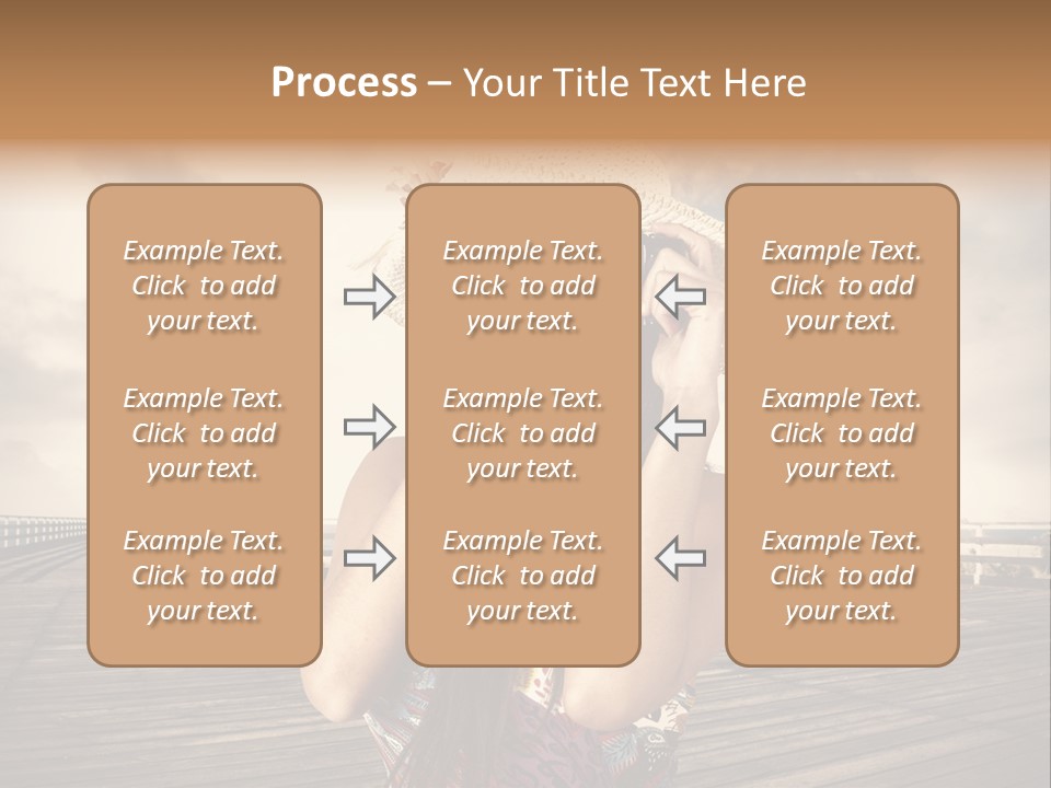 Videocamera Day Ocean PowerPoint Template