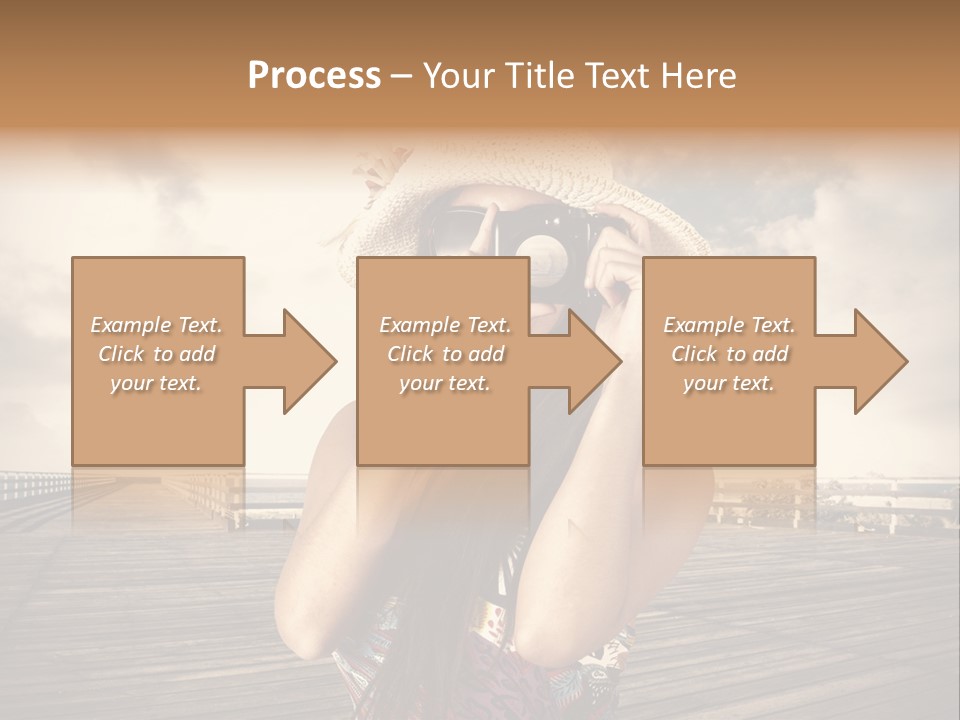 Videocamera Day Ocean PowerPoint Template