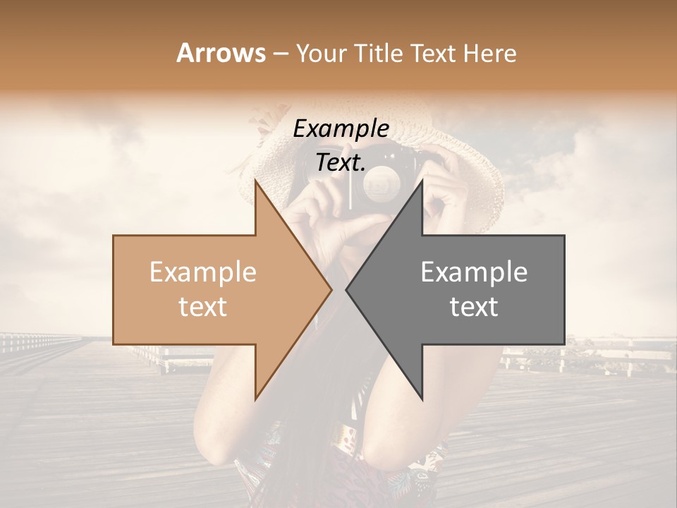 Videocamera Day Ocean PowerPoint Template