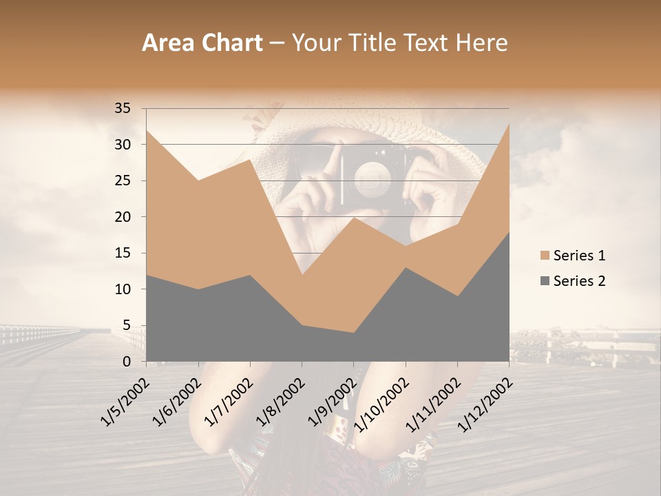Videocamera Day Ocean PowerPoint Template