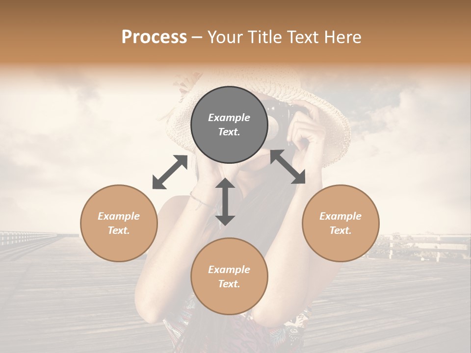 Videocamera Day Ocean PowerPoint Template