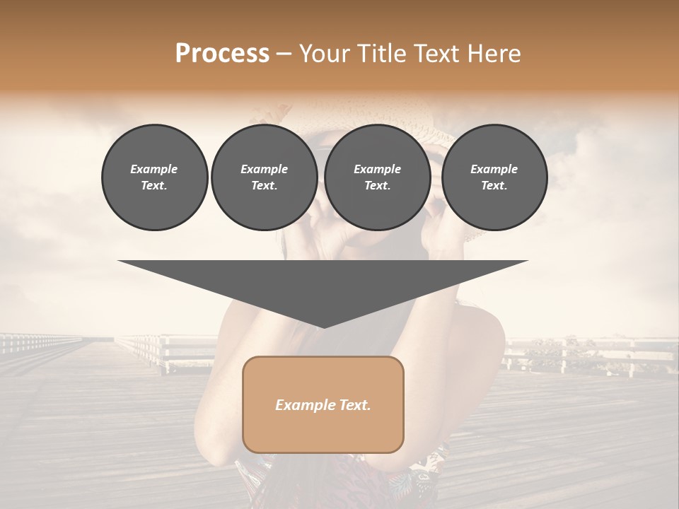 Videocamera Day Ocean PowerPoint Template