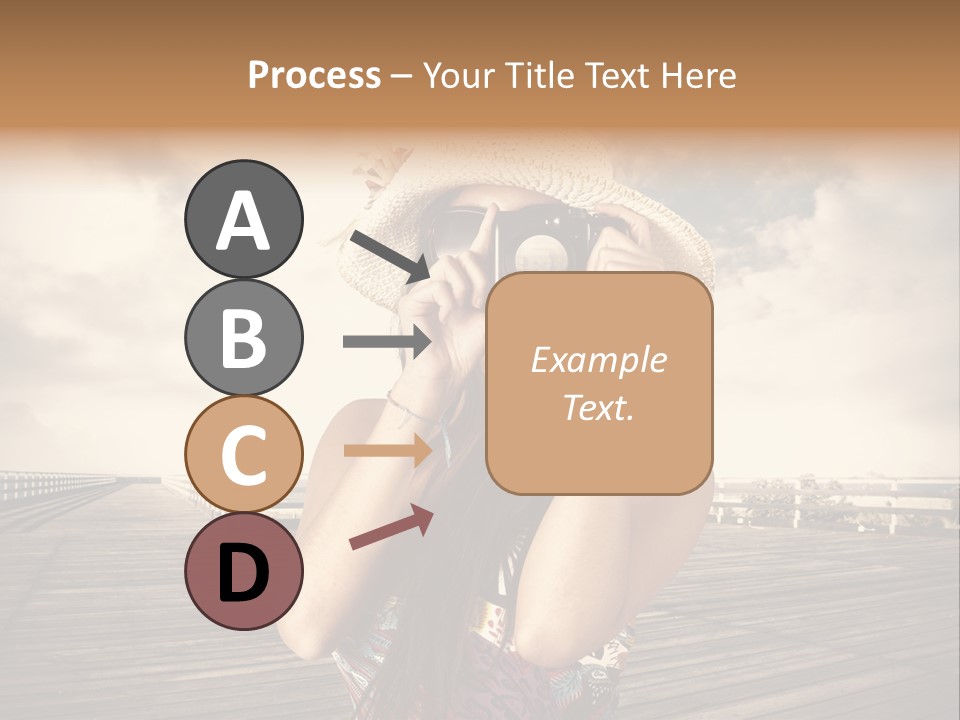 Videocamera Day Ocean PowerPoint Template