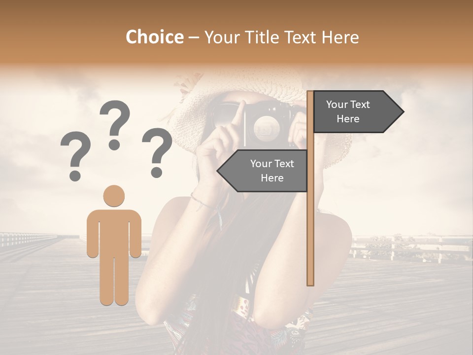 Videocamera Day Ocean PowerPoint Template