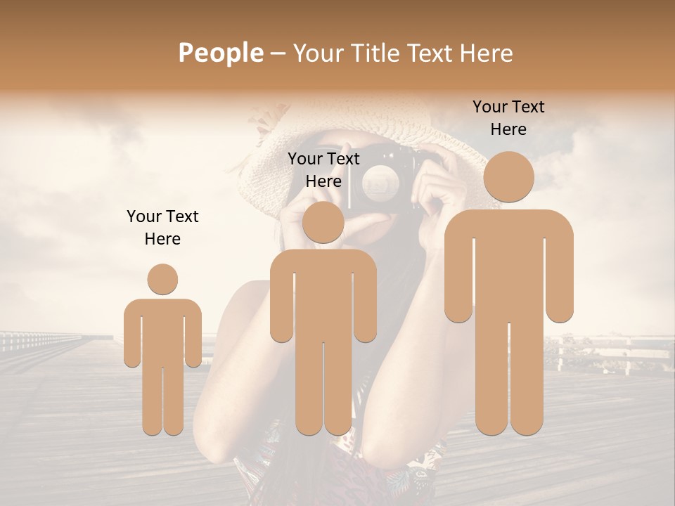 Videocamera Day Ocean PowerPoint Template