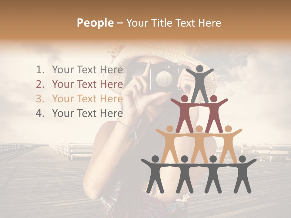 Videocamera Day Ocean PowerPoint Template