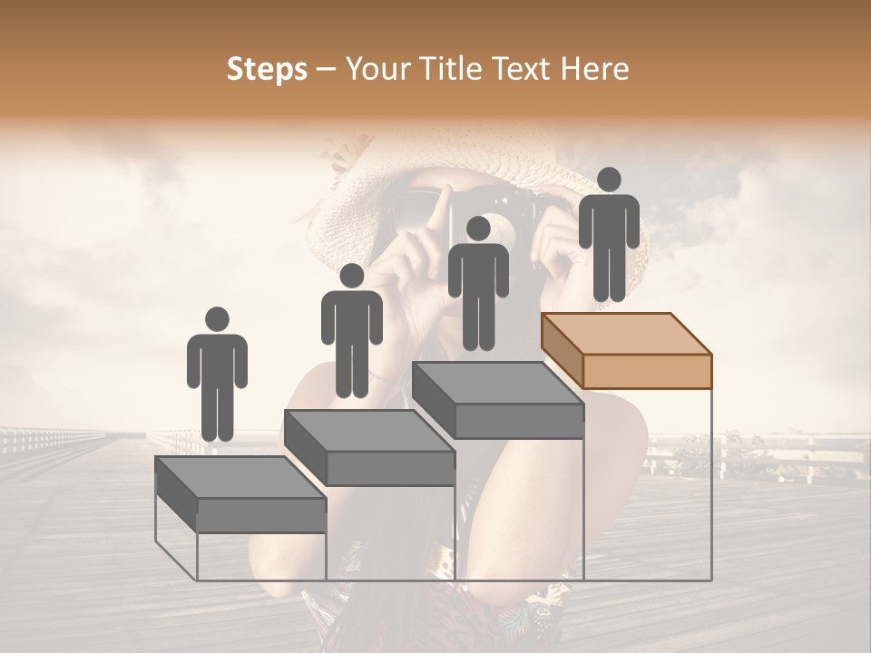 Videocamera Day Ocean PowerPoint Template