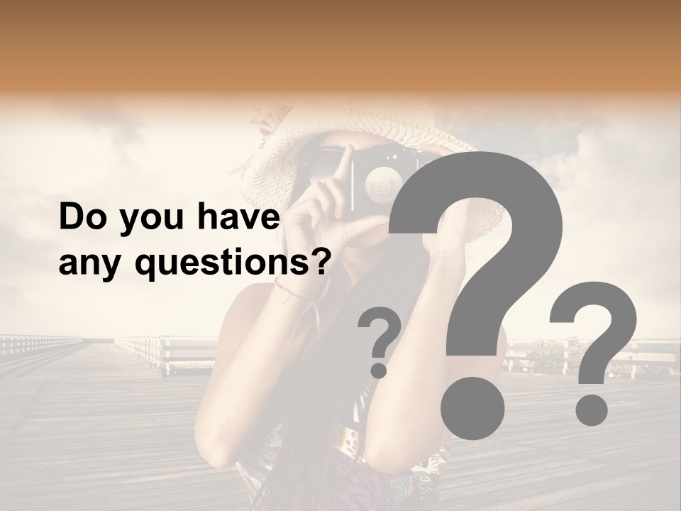 Videocamera Day Ocean PowerPoint Template