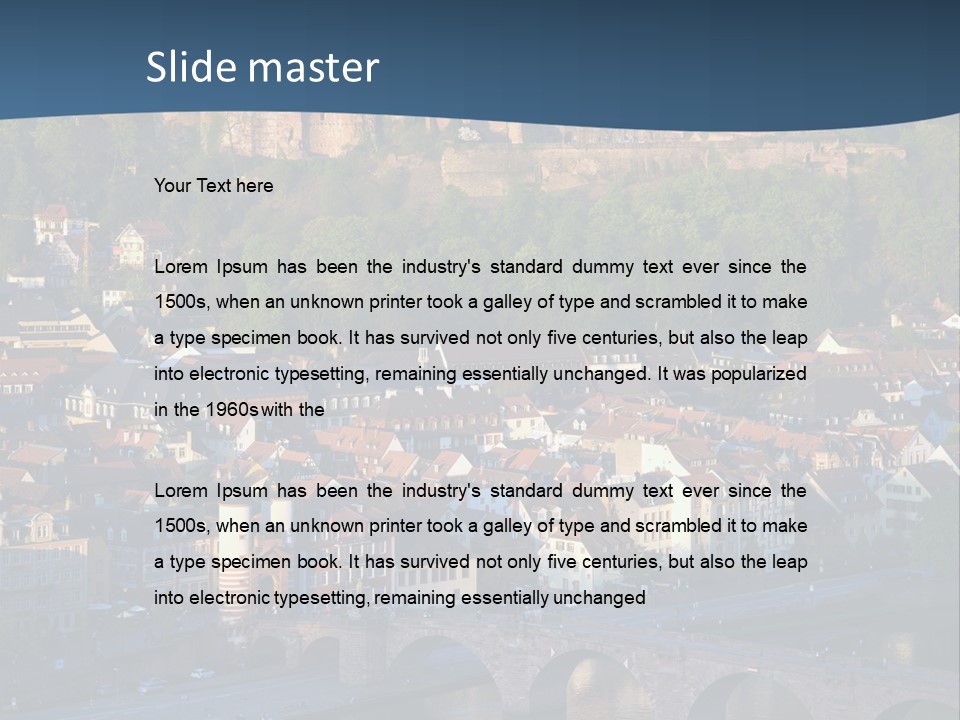 Germany Europe Romantic PowerPoint Template