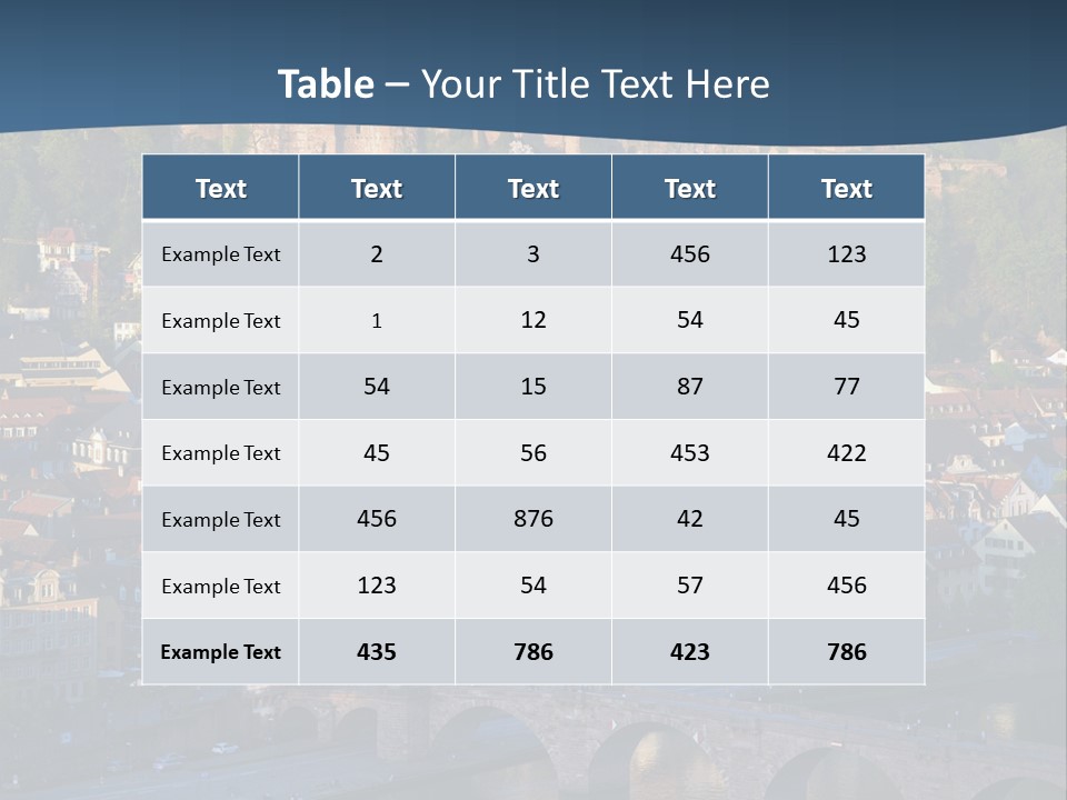 Germany Europe Romantic PowerPoint Template