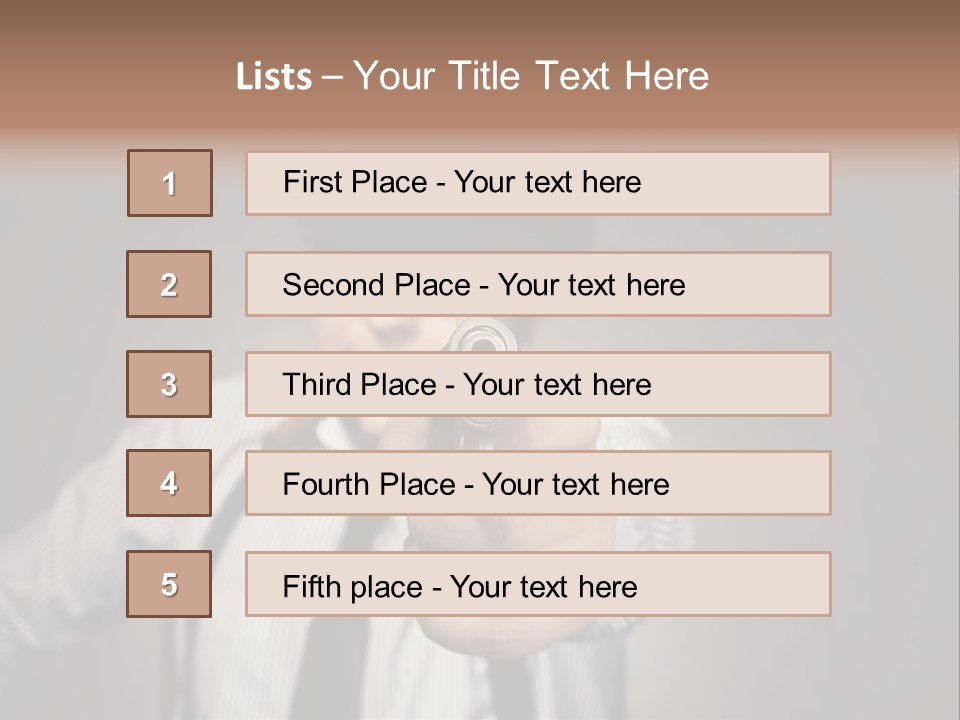 Confident Robbery Crime PowerPoint Template