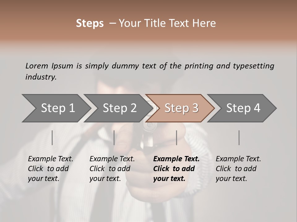 Confident Robbery Crime PowerPoint Template