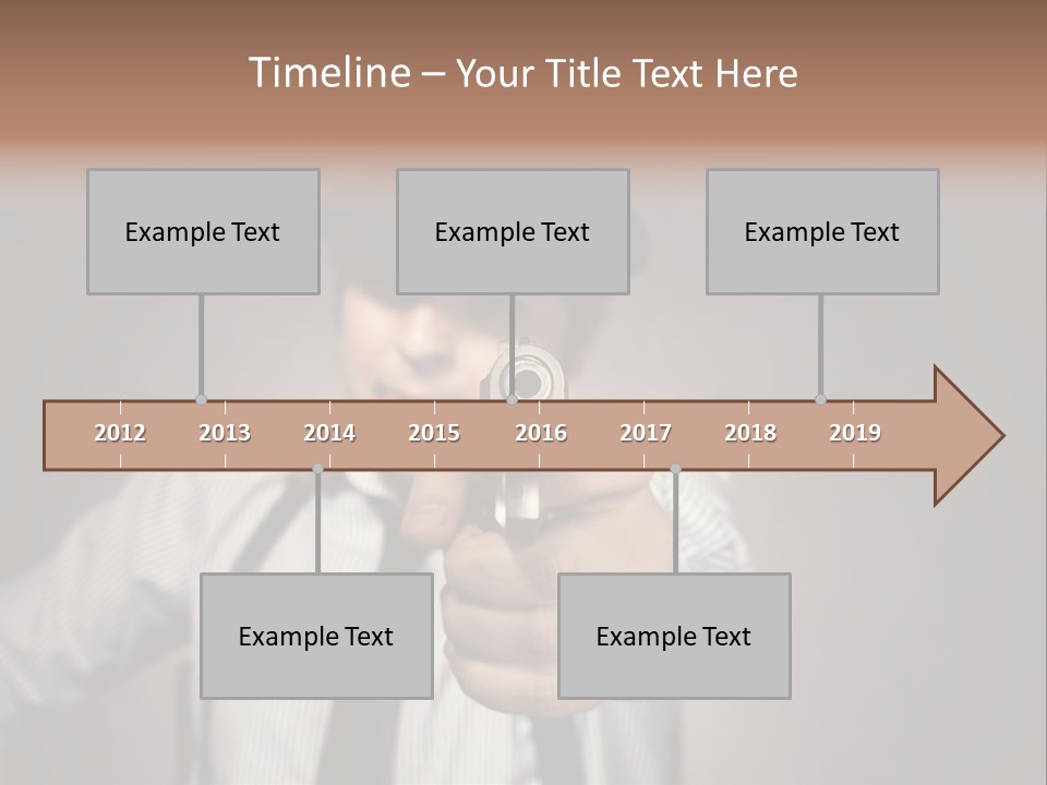 Confident Robbery Crime PowerPoint Template