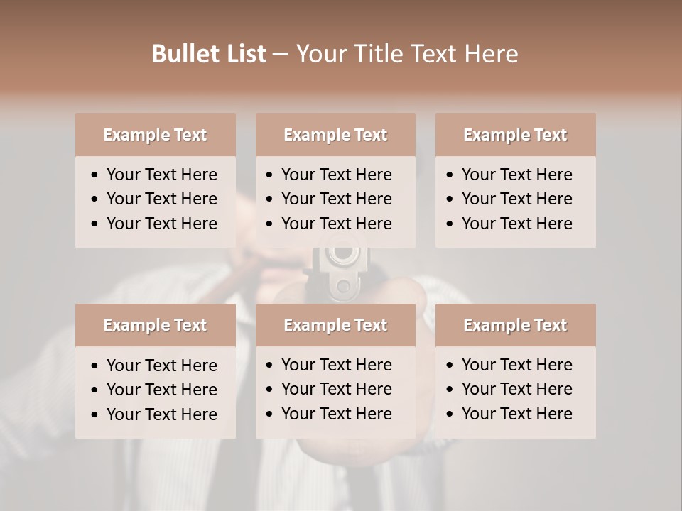 Confident Robbery Crime PowerPoint Template