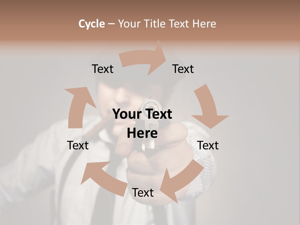 Confident Robbery Crime PowerPoint Template