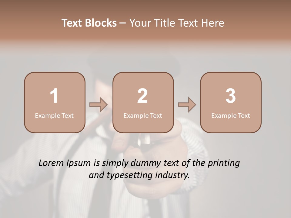 Confident Robbery Crime PowerPoint Template