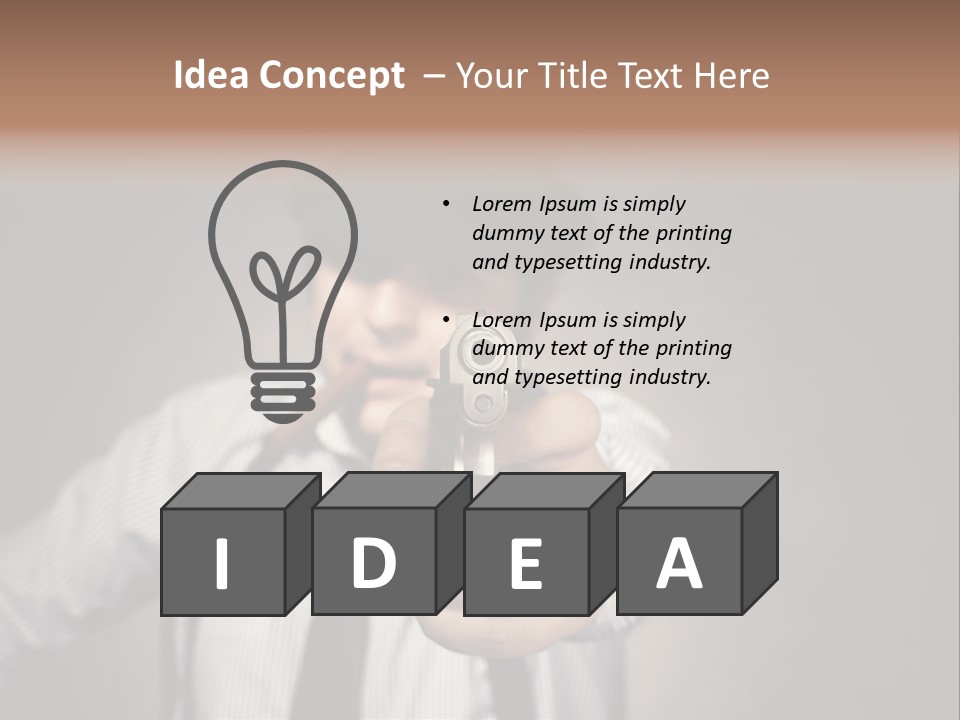 Confident Robbery Crime PowerPoint Template