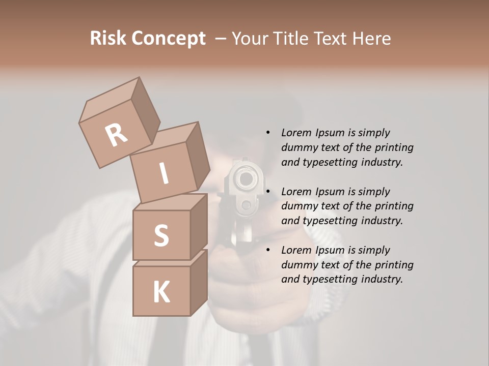 Confident Robbery Crime PowerPoint Template