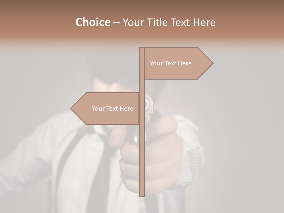 Confident Robbery Crime PowerPoint Template