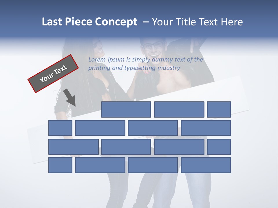 Copy Space Business Empty PowerPoint Template