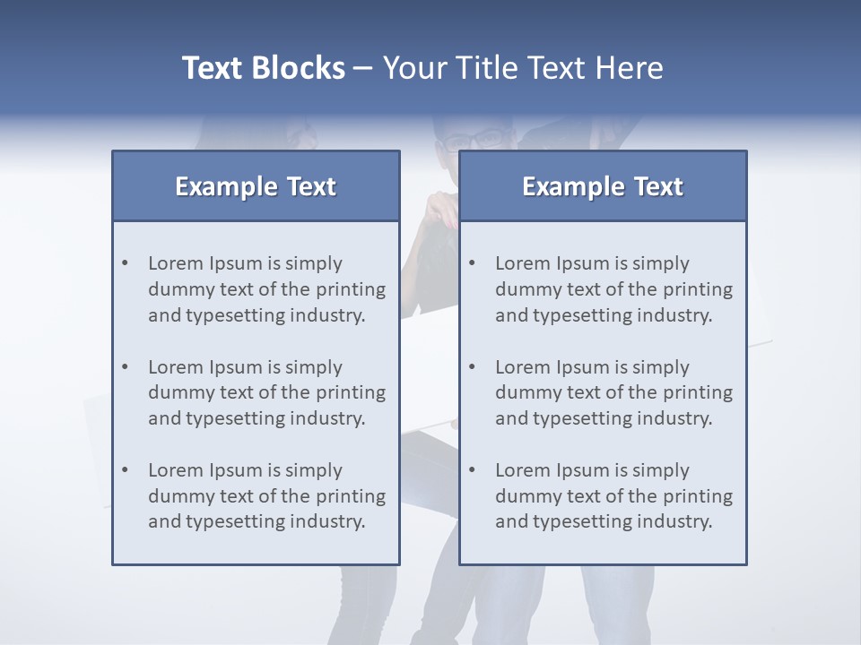 Copy Space Business Empty PowerPoint Template