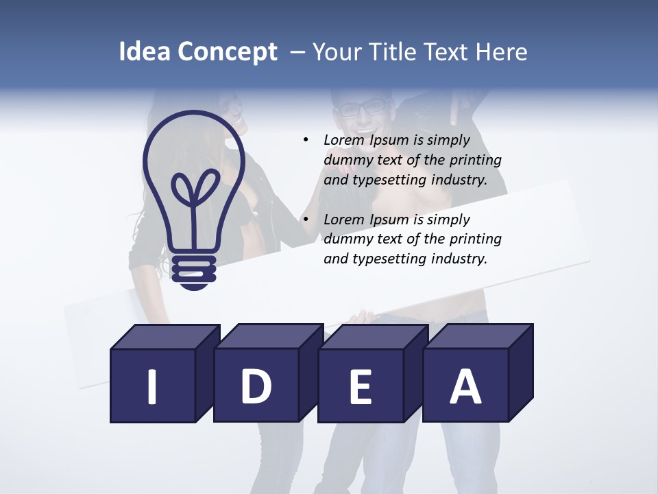 Copy Space Business Empty PowerPoint Template