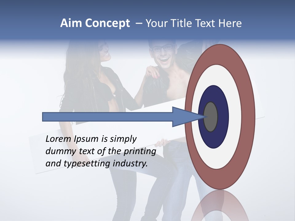 Copy Space Business Empty PowerPoint Template