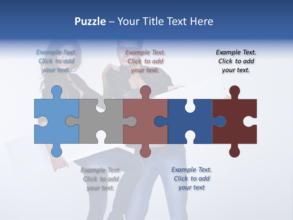 Together Male Empty PowerPoint Template