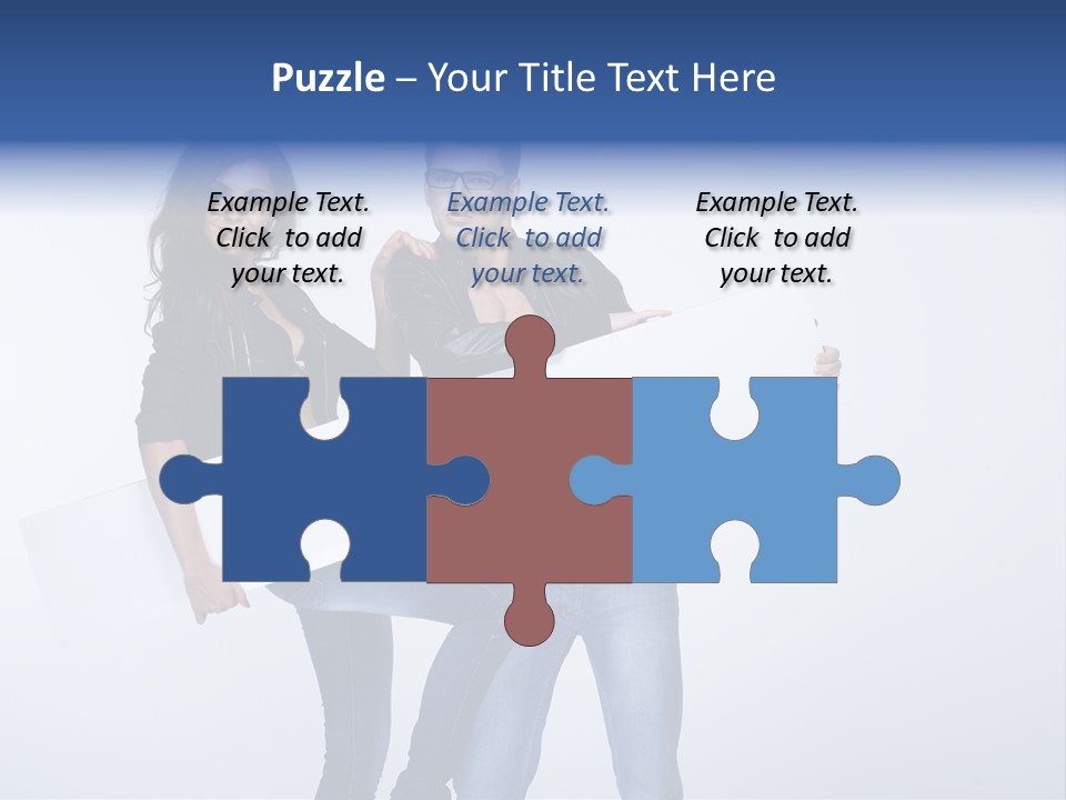 Together Male Empty PowerPoint Template